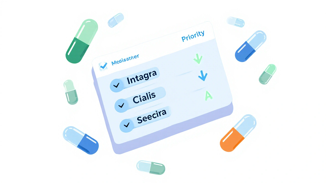 Intagra (Sildenafil) vs Other ED Meds: Detailed Comparison