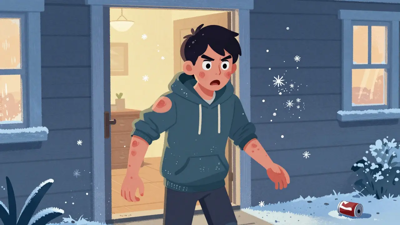 Cold-Induced Urticaria: What to Do When Hives Appear After Cold Exposure