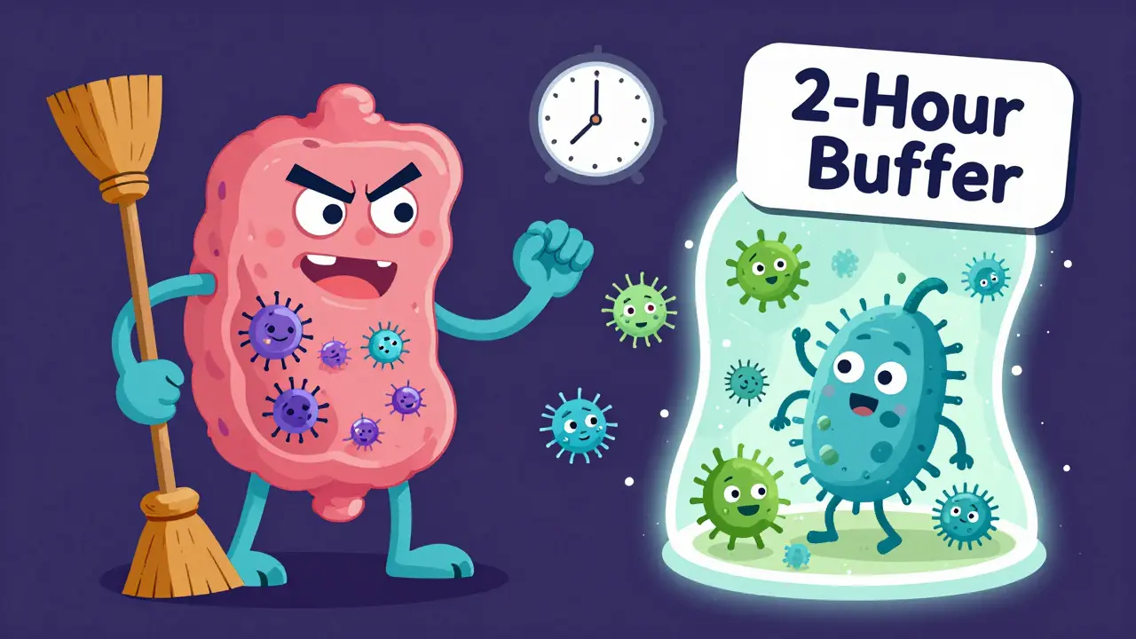 Probiotics and Antibiotics: How to Space Dosing for Effectiveness