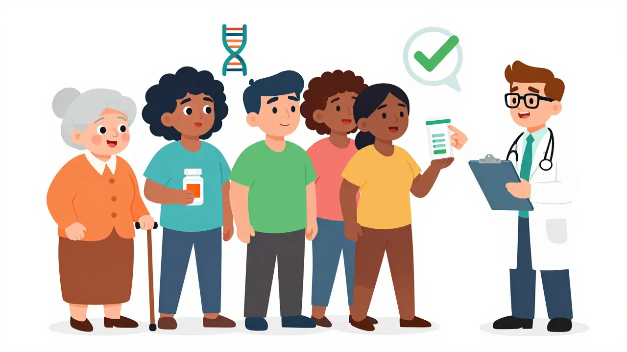Patients discussing safe antibiotic alternatives with a doctor