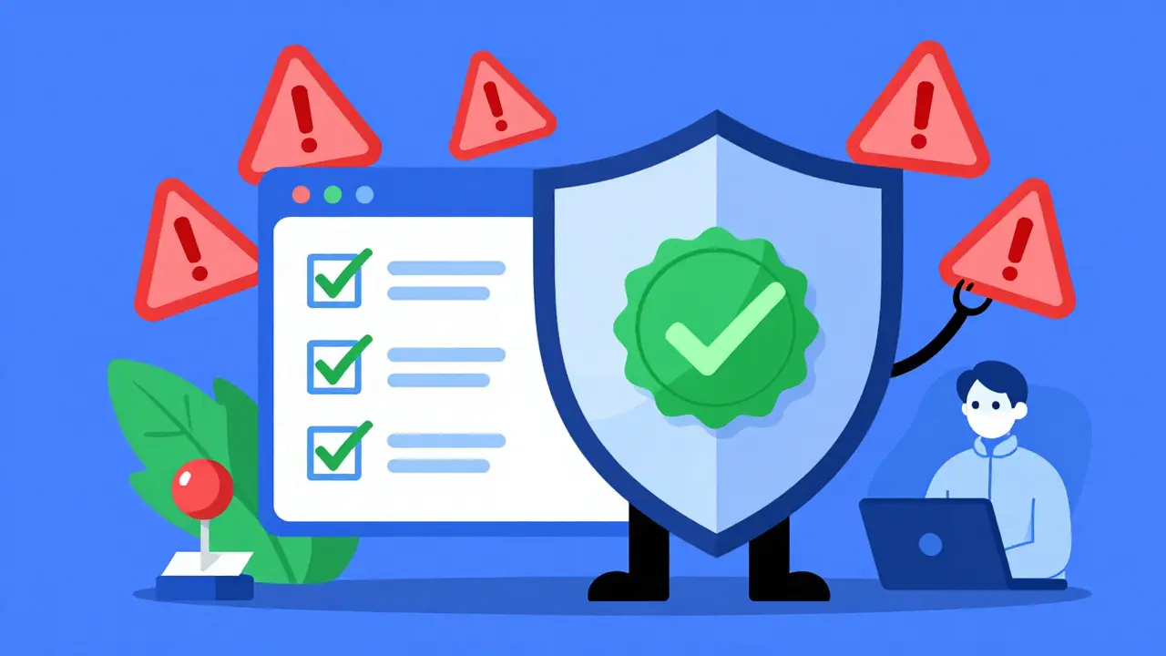 Shield protecting user from unsafe online pharmacy risks